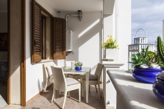 balcone arredato